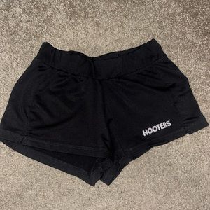 Rare Black Hooters uniform shorts
